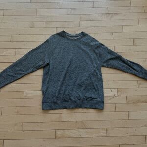 Lululemon Men’s Textured Double-Knit Sweatshirt (Grey, Size L)